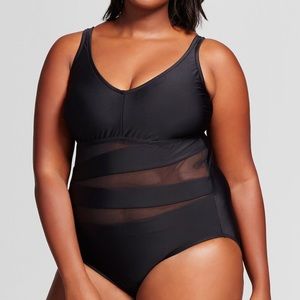 Ava & VIV Plus Size One Piece Swimsuit NWT 24W